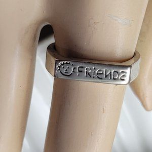 FRIENDS RING STERLING GREAT GIFT OF LOVE SIZE 6